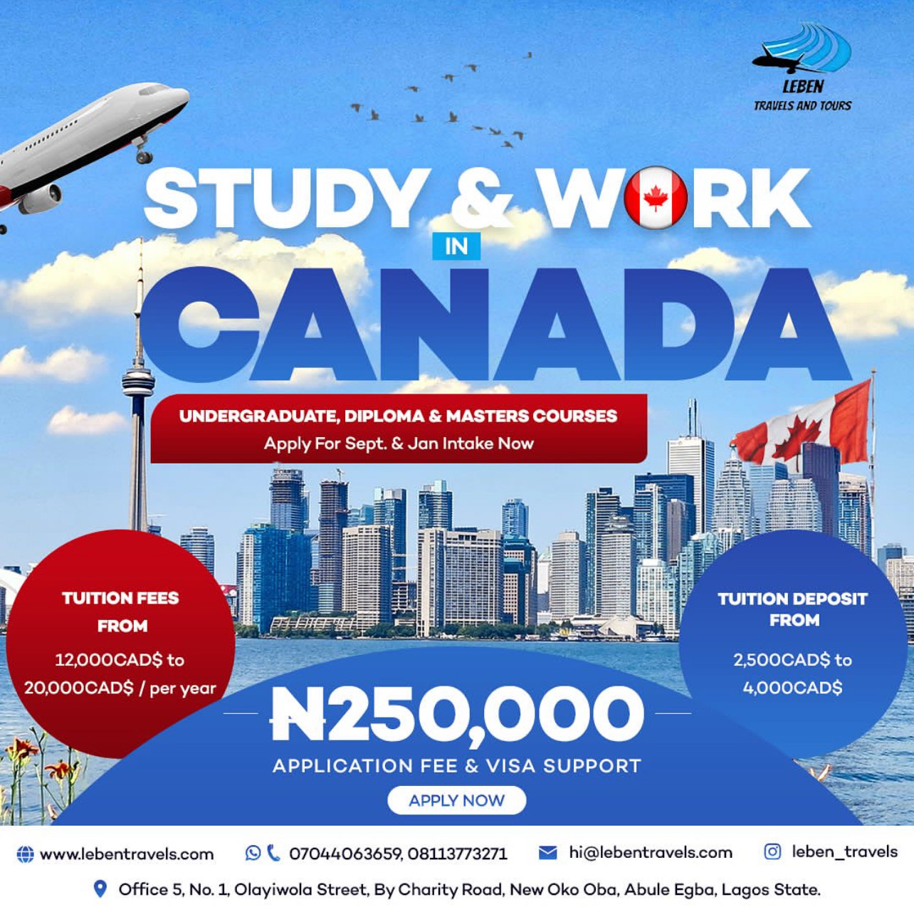study in Canada agent in Nigeria
