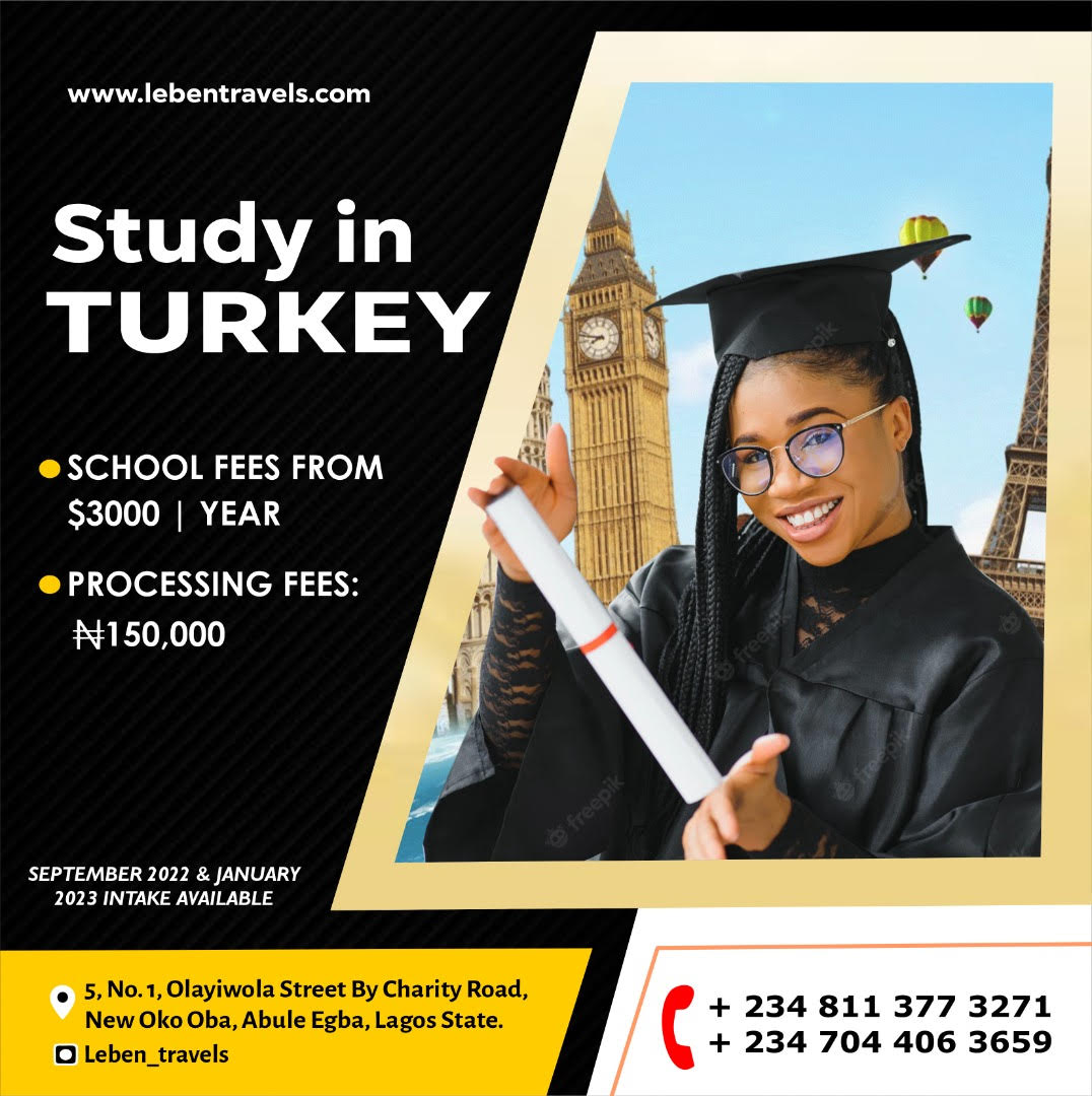 Study Abroad in Turkey Agent in Lagos